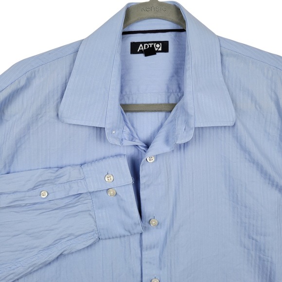 Apt. 9 Other - Apt 9 Mens XL Light Blue Long Sleeve Button Down Dress Shirt 100% Cotton